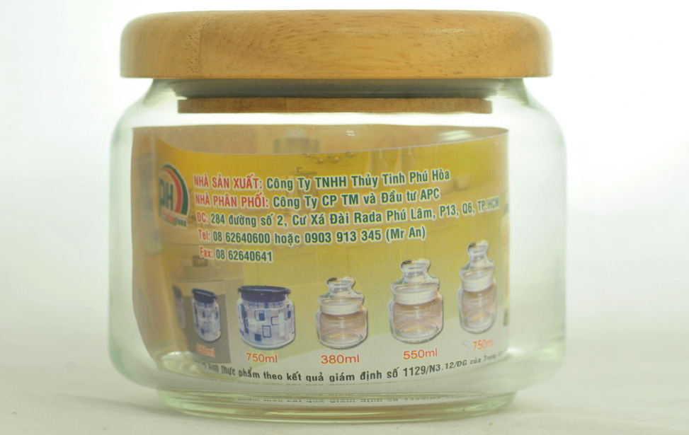 HK 380ml nắp gỗ